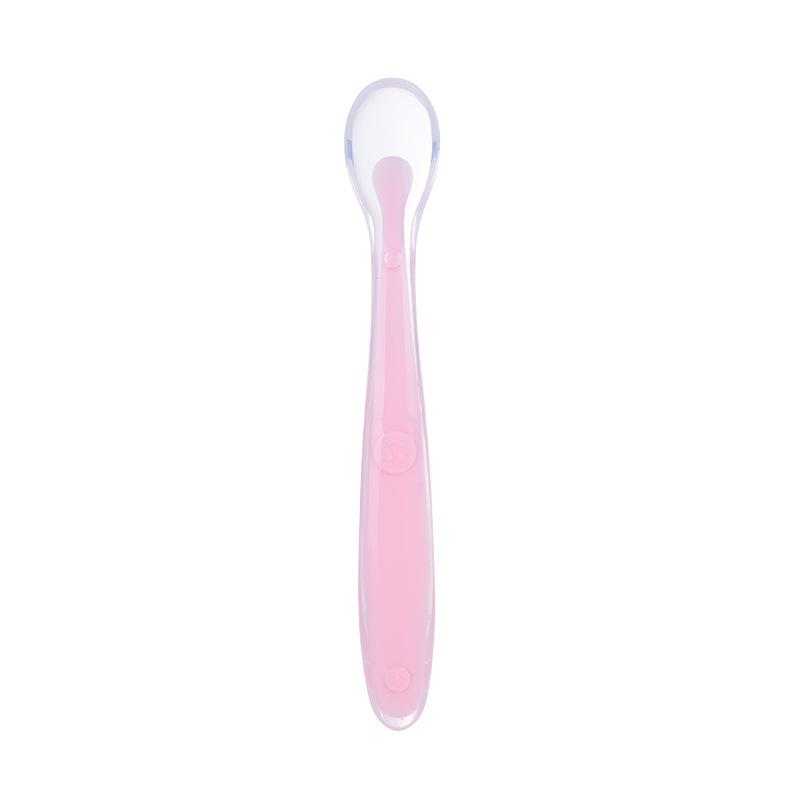 Pa Babette Silicone Baby Spoon - Soft, All-Silicone Feeding Tableware for Children