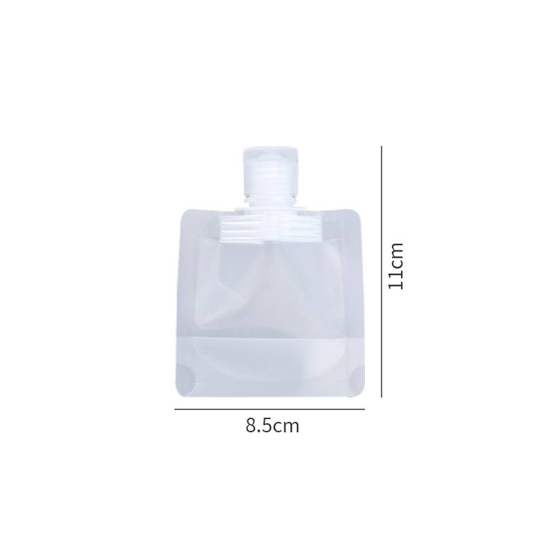 

10 шт., 30/50/100 мл, упаковочная сумка-раскладушка, пластиковый чехол с носиком, дезинфицирующее средство для рук, лосьон, шампунь, бутылки для жидкости для макияжа, дорожные бутылки 10 pcs-30ML