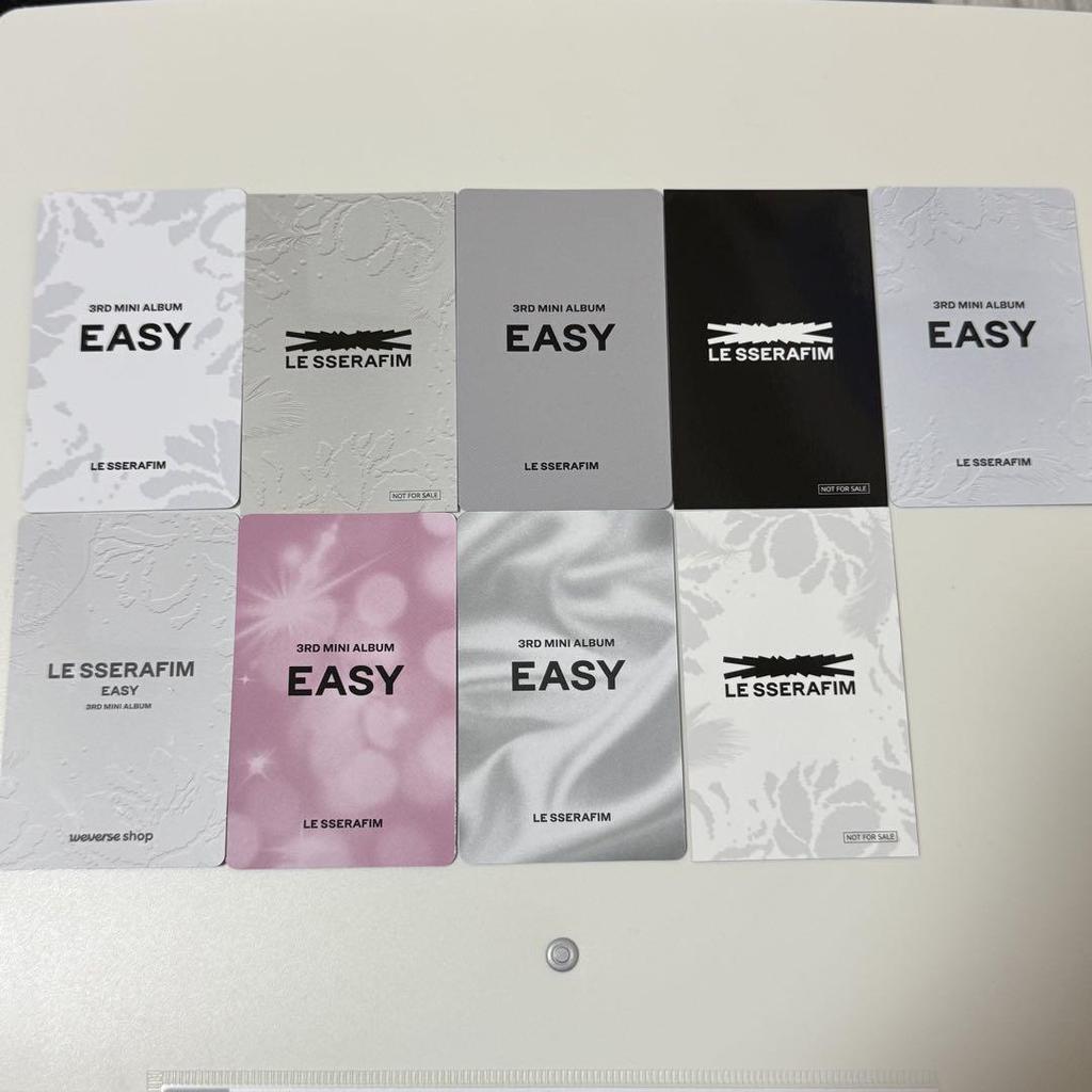 [USED] LE SSERAFIM Lucera EASY Lakidro Bonus Trading Card Chaewon