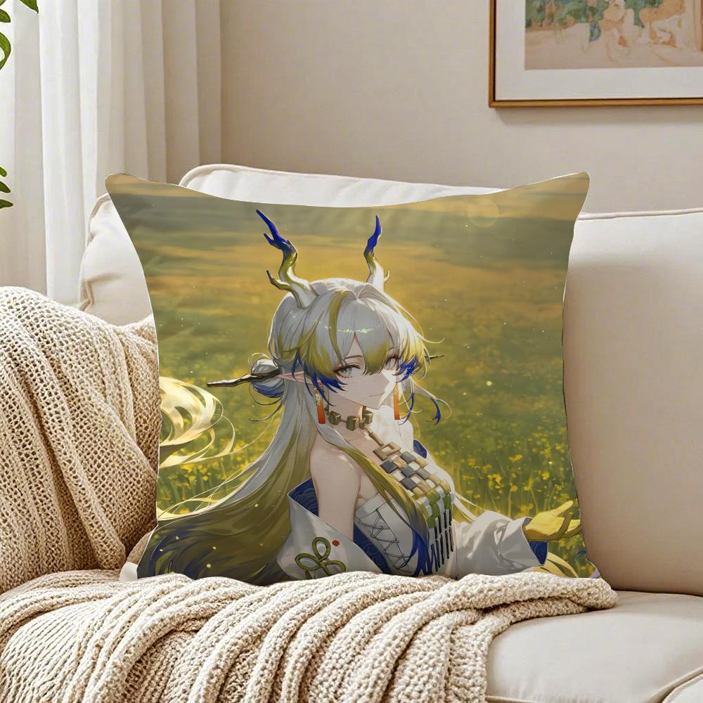 

1PCS Strategic AArknights Exquisitely Game Icon Cushion Cover Pillowcase Antidustmite living Room Sofa Decor Cushion Room 30X30cm
