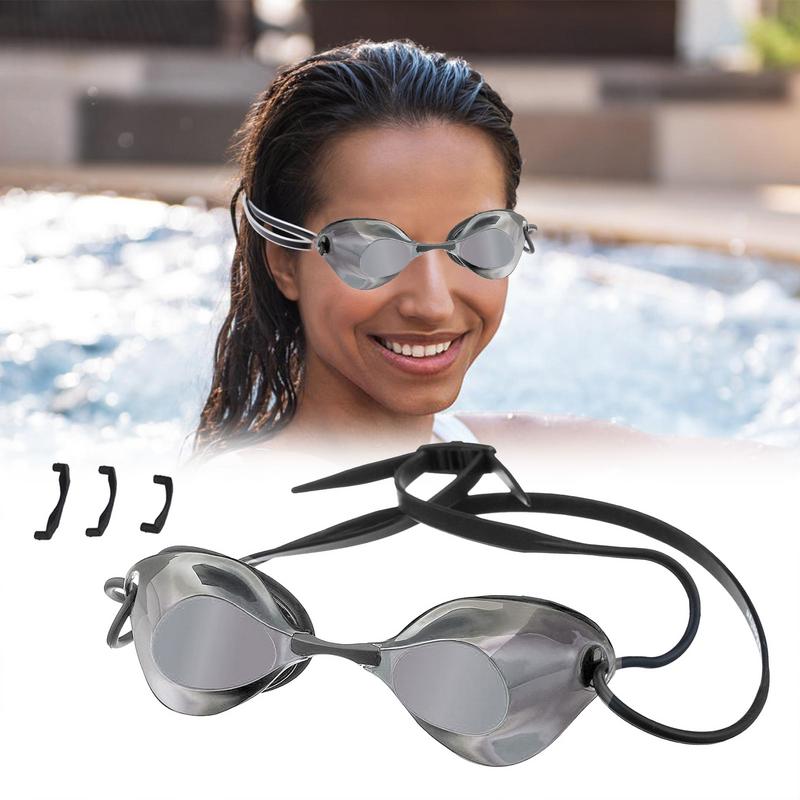 Adult Swimming Goggles Portable Electroplating Kids Goggles Professional Pool Gear No Leaking Surfing Eyewear Eye Protection