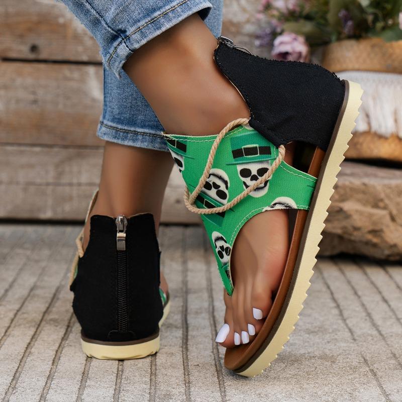 Мода 2024 Лето Женские Шлепанцы Плоские Сандалии С Леопардовым Принтом Открытый Носок — фото 7