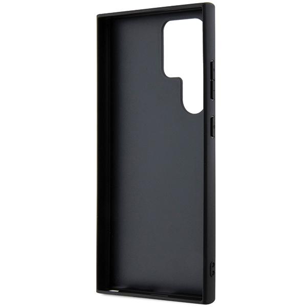 Ferrari Fehcs24Ln3Puk S24 Ultra S928 Czarny/Black Hardcase Carbon Stitched Bottom