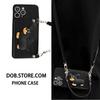 For IPhone15 Pro Dog Wallet Card Case for Apple 16 Crossbody Rope 14 Handheld Rope All Inclusive