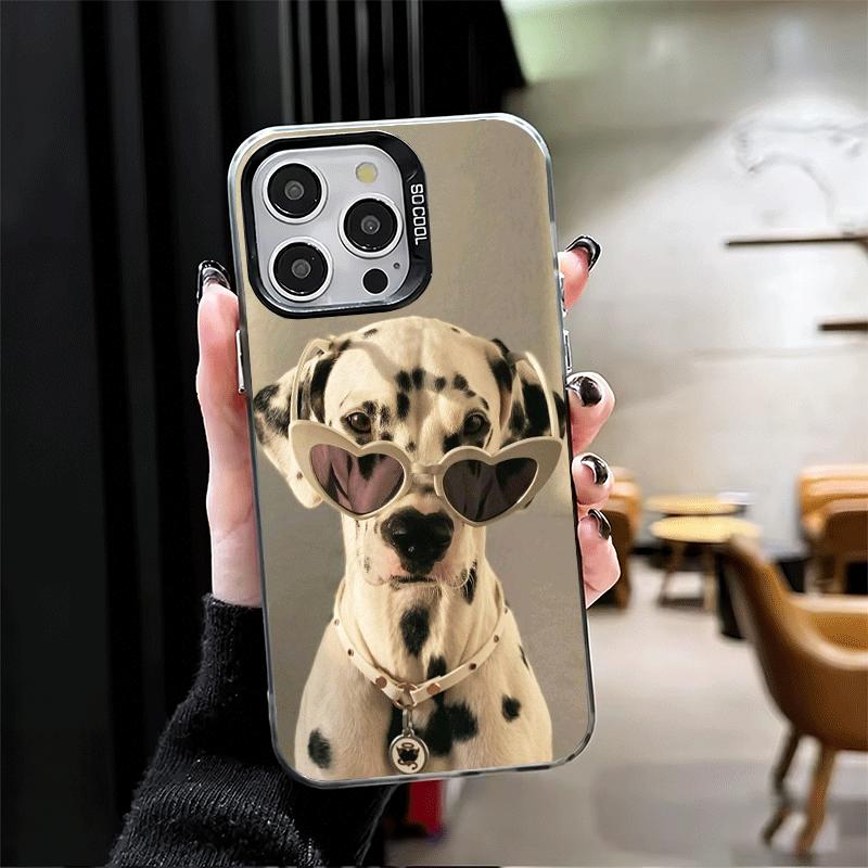 Dalmatian Cute Dog Soft Phone Case for iPhone 15 16 17 Pro Max 17Air 16E 14 Plus 13 12 Mini Shockproof Cover Back Shell