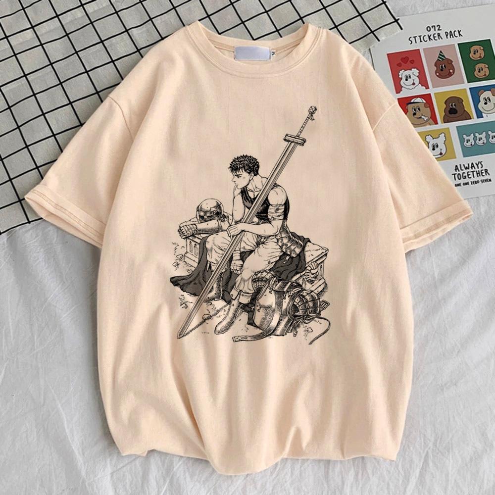 Berserk top tees girl Comfortable Trendy Classic harajuku kawaii anime tshirt Pop Culture Pastel 2000s Gothic