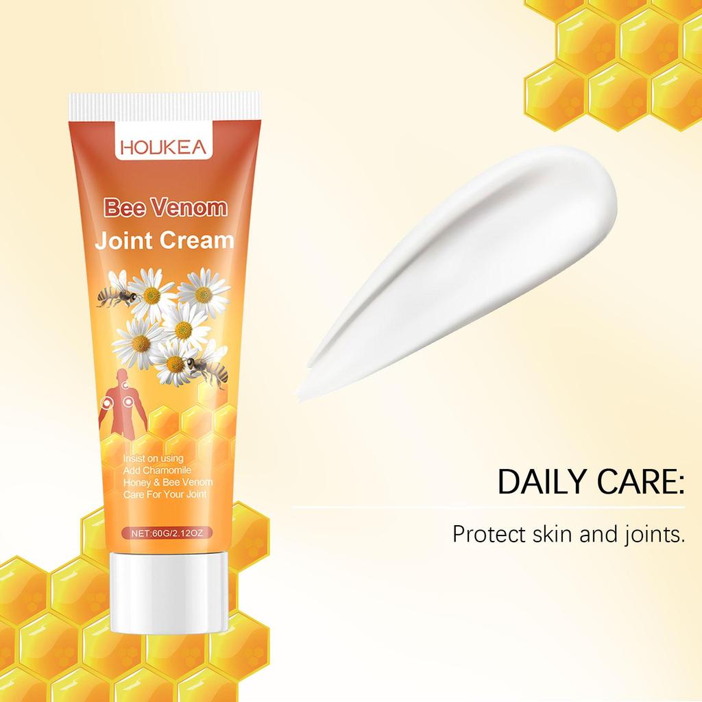 60g Propolis Soothing Joint Cream. Plant-based formula soothes muscles and joints, moisturizes the skin, and is fast-absorbing.