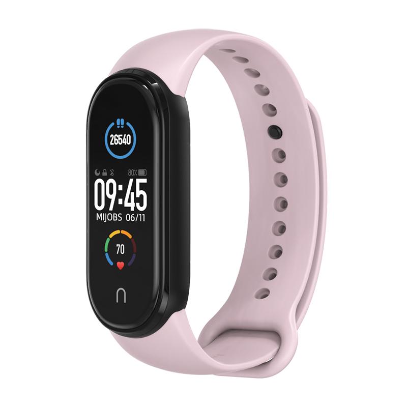 Mijobs Sport Strap for Mi Band 7 6 5 Silicone Wrist Bracelet Dual Colors Strap Wristband Smart Band For Xiaomi Miband 7 6 5