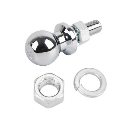 1?78in Diameter Chrome Hex Nut Hitch Ball for ATV UTV Lawn Tractor 58x1?34in Shank 2000 LBS