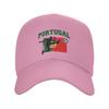 Portugal Football  Soccer  Baseball Cap  Tennis Skate Wholesale Trucker Hat FeUnisex Unisex Fashion Custom DIY Baseball Caps