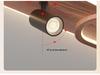 Minimalist Chinese Style Wood Grain Ceiling Spotlight for Hallway, Living Room, Entrance, or Cloakroom
