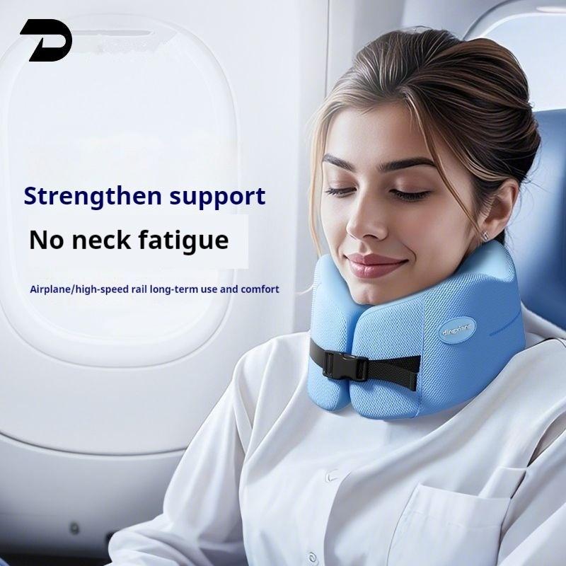 Memory Foam U-shaped Pillow Travel Neck Pillow Soft Comfortable Car Airplane Pillow Office Sleeping Pillow Lunch Break Pillow