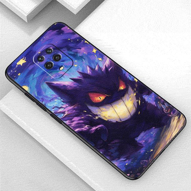 Pokemon Gengar Case For Xiaomi Redmi Note 12 10 5G 11 13 9 9S 8 Pro 13c 12 C 10 10C 9C 9A A1 K40 Pro Silicone Phone Fundas