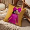 Fun Hot Singer S-Sia Pillow Case Comfort Sofa Bed Silky Elegant Invisible Zipper Custom Decorative Cushion Cover