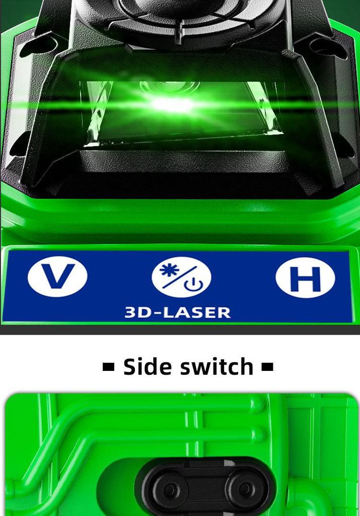 4D16 Green Laser Level for Outdoor Use - High Precision Mini Level Tool
