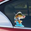 DS62#13x18cm  3D Fish Car Sticker  Creative Waterproof Car Stickers Vinyl Decal Motorcycle Decorative Accessories