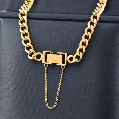 Titanium Steel Flavors Chain Following Bone Chain