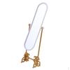 Bedroom Furniture Gold Dressing Mirror for Dolhouse Kid Pretend Play
