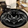 1pc Bat Mystic Office Round Area Rug, Under Office Chairs Bedroom Living Room Home Decor, Room Deco, Available in Various Sizes