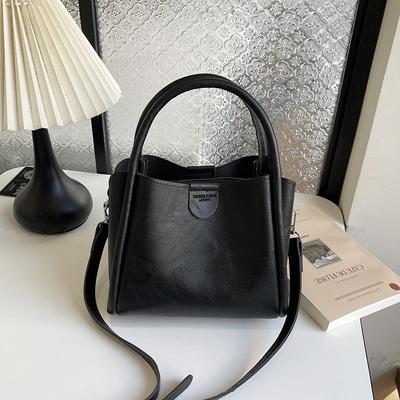 New Portable Tote Bag, Simple Retro Messenger Bag, Women's Large-capacity Popular Versatile Underarm Shoulder Bag