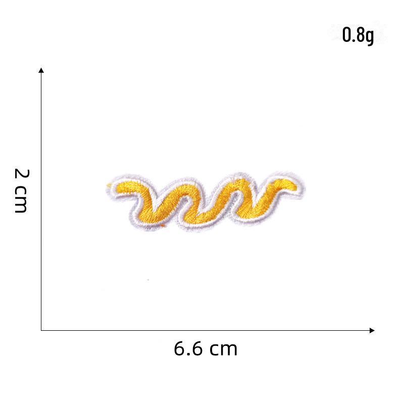 

Летний стиль мультфильм солнцезащитные очки вышитая ткань нашивка для украшения одежды