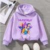 KPop Demon Hunters Kids Soft Warm Comfortable Round Neck Fashionable Casual Girls Hoodies & Sweatshirts