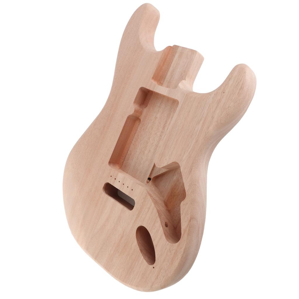 Unfinished Electric Guitar Barrel Mahogany DIY Professional Electric Guitar Body Replacement Blank GSB09