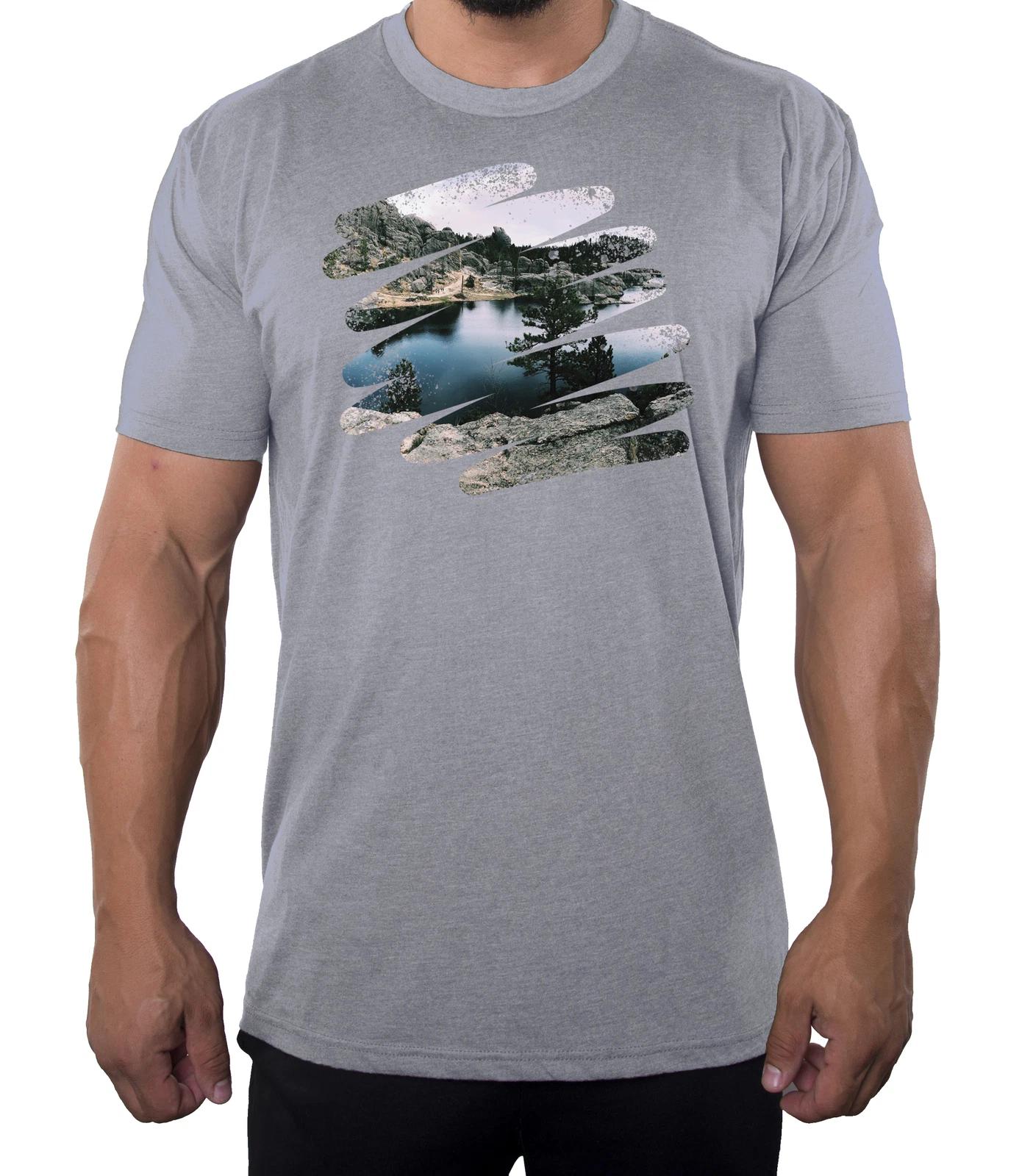 Men s Scenic Outdoor Shirt, Outdoor life T-Shirts, Nature shirts L
