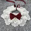 Stylish Pet Bandana For Dogs & Cats - Adjustable Neck Scarf With Bib, Collar Bell, And Bow Tie Accessory For Small, Medium