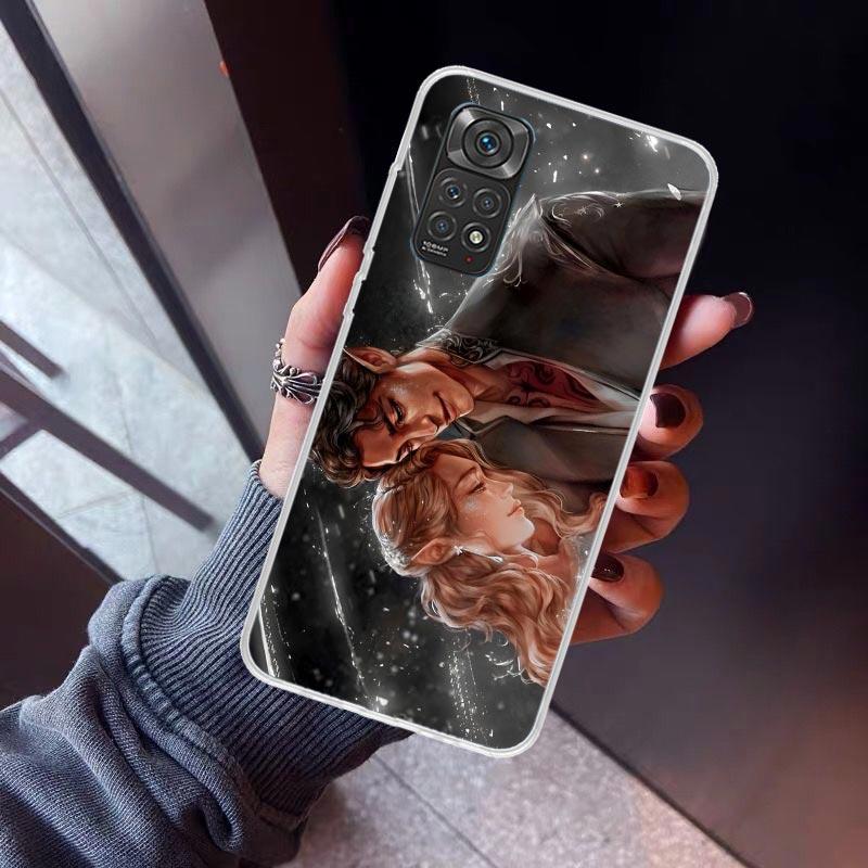 

A Court Of Mist And Fury Phone Case For Xiaomi Redmi Note 10 11 12 13 14 15 Pro Plus 11S 12S 14S 11T 11E 10S Soft TPU Back Cover Redmi Note 14 Pro 5G