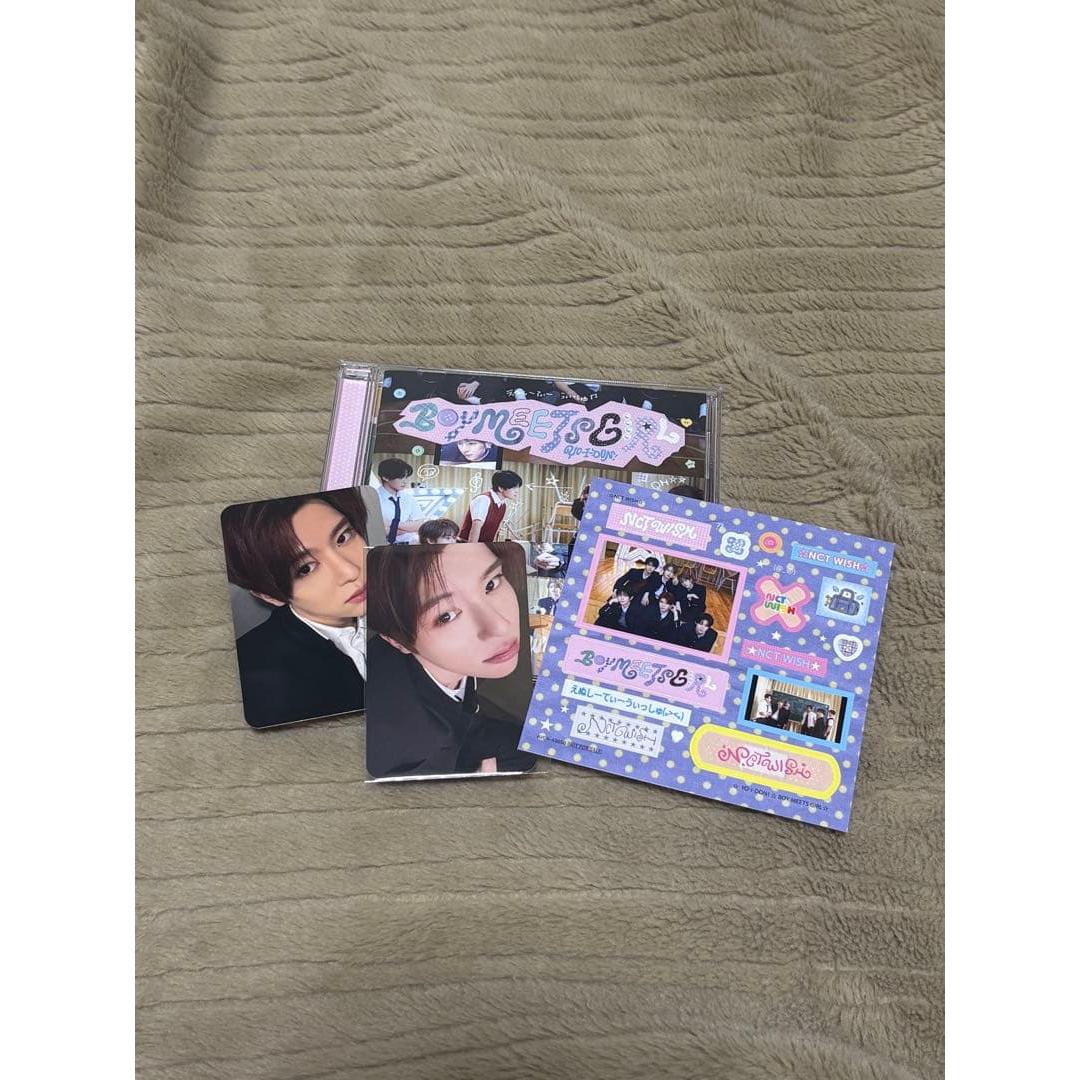 Used NCT WISH Regular Edition BOY MEETS GIRL Ver. Sion Photocard