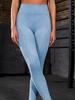 Seamless Women's Yoga Pants: Sand Washed, Quick Dry, Butt Lifting, Tight Fit, Letter Print, Sports Fitness Long Pants