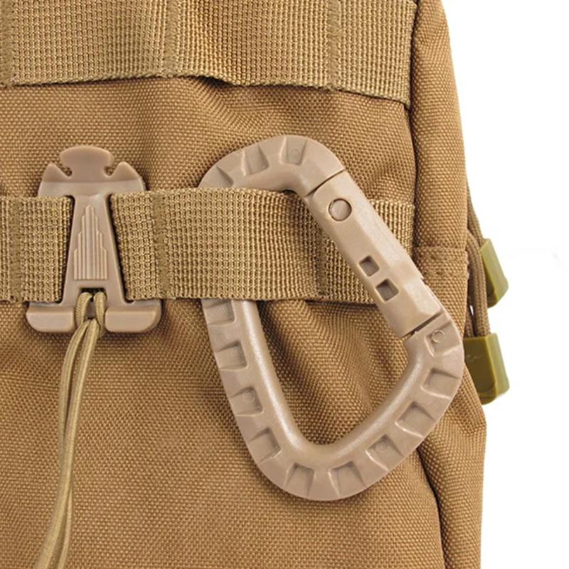 Outdoor Mountaineering Tactics Hanging Buckle Plastic Mountaineering Buckle Nylon Mountaineering Bag Hanging Key D Buckle