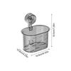 Suction Cup Storage Rack Non-drilling Wall Mounted Container Bathroom Accessories for Shower Kitchens Home Decor
