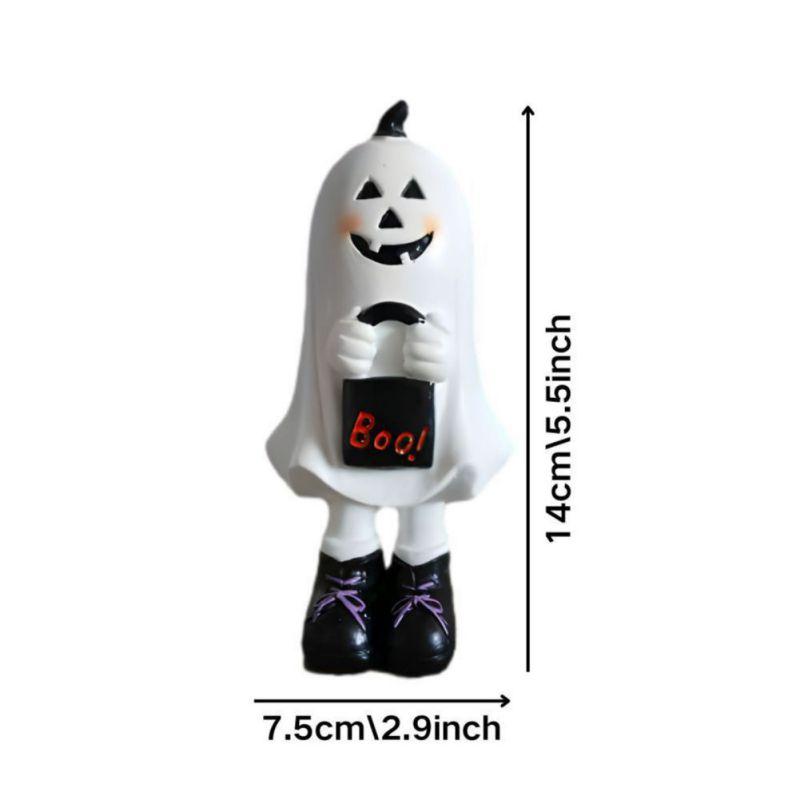 Halloween Cute Ghost Resin Decoration Funny Ornament