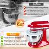Silicone Mixing Bowl Cover Splash Proof Stand Mixer Bowl Lid for 4.5-5QT Tilt Head Stand Mixers Bowl Kitchen Accessory