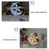 Festlicher Weihnachtsbaumstern Anhänger Schimmerndes Finish für Bäume allgemeiner Größe Feiern Sie Weihnachten mit Stil Anhänger