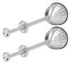 2 Pcs Set Fine Holes Tea Strainer Long Handle Stainless Steel Infuser  Loose Leaf Tea