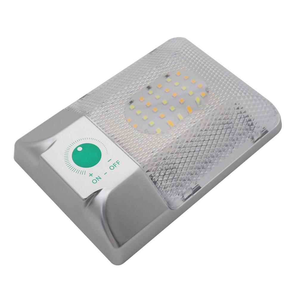 1x Interior LED Reading Light Infinite Touch Dimmable 6000 White For 12V RV Boat