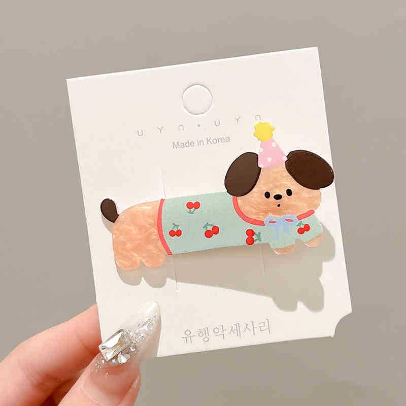 

Adorable Sausage Dog Hair Clip for Women – Cute Cartoon Side Bangs Accessory 2025.