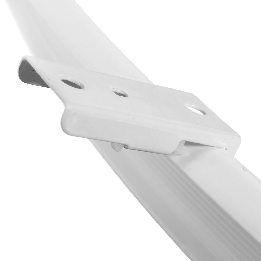 4.5m Curtain Track Rail Top Side Clamping Flexible Ceiling Mounted Straight Slide Windows Balcony Curtain Accessories