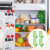 4 Pieces Refrigerator Dividers Clips Divide Plates Multifunctional Fridge Organizer Tools
