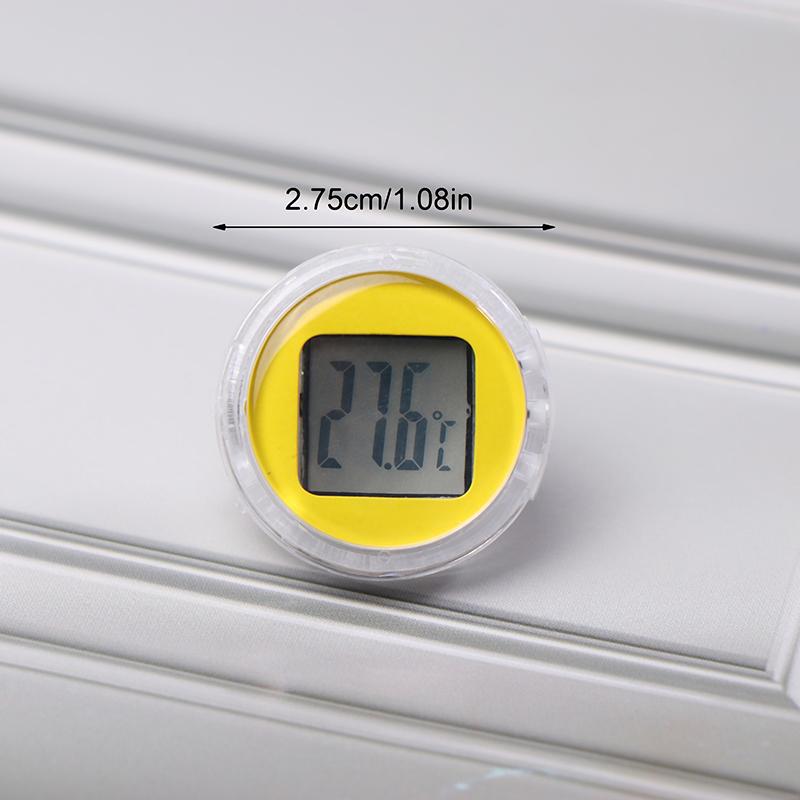 Mini-Motorrad-Thermometer, Paste Typ, Temperaturmessgerät, digitale Instrumente, wasserdicht, Motorrad-Innenausstattung, 6 Farben