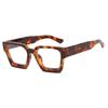 Retro Square Anti-Blue Light Glasses Men Plastics Frame Reading Glasses Myopia Flat Mirror Eyeglasses Eyewear