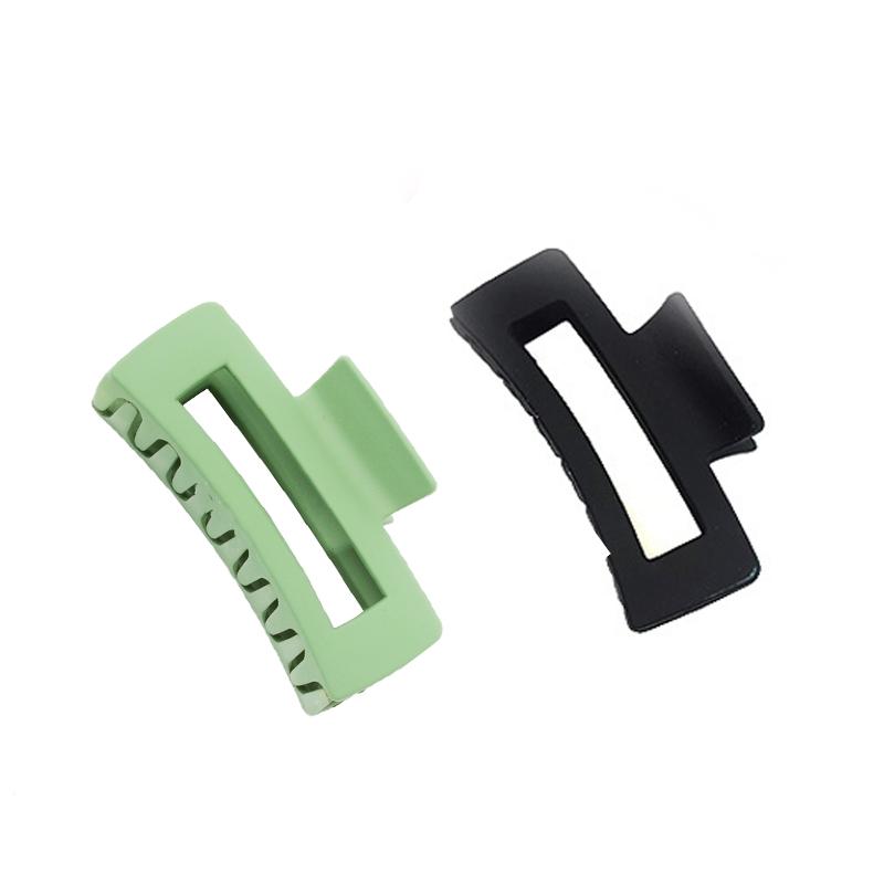 2Pcs Frosted Plastic Hair Claw For Women Girls Back Head Hair Clip Shark Clips Hairpin Crab Barrettes Hair Accessories