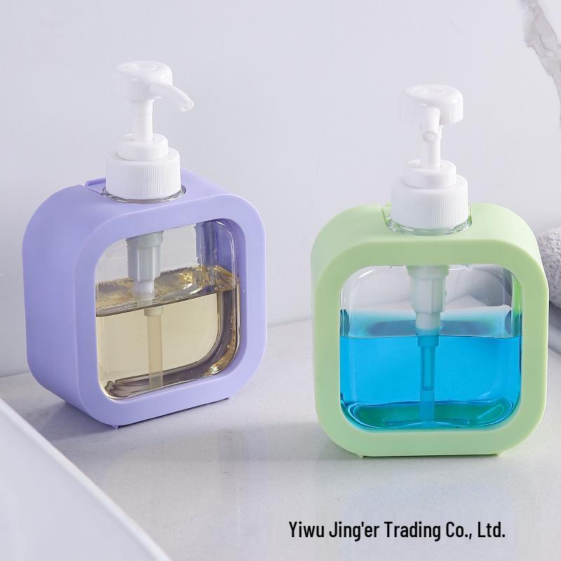 Press-Type Dispenser Bottle (300ml/500ml) for Soap, Shower Gel, Shampoo & Detergent