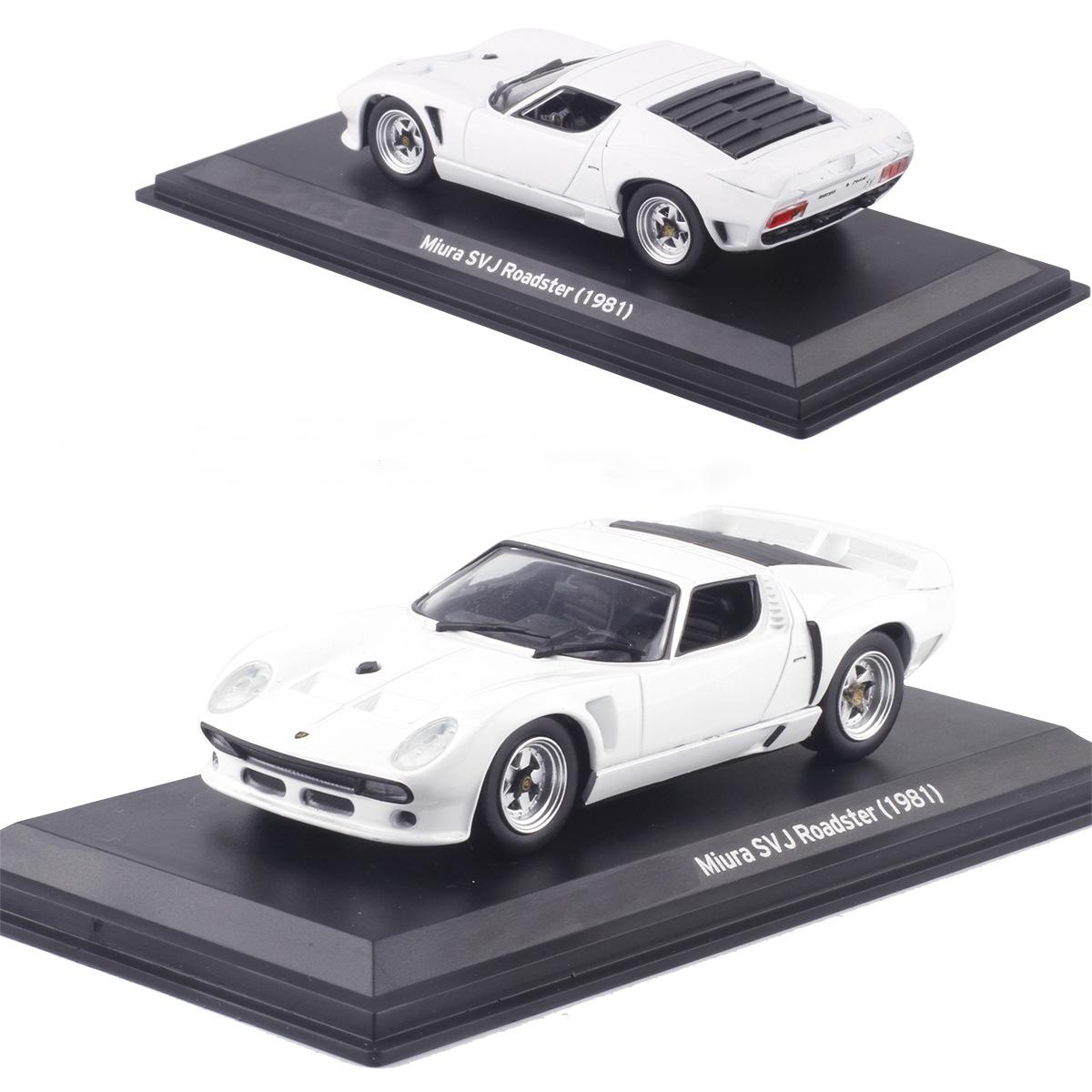 

1:43 MIURA SV 1981 спортивный автомобиль, металлическая игрушечная машина из сплава, отлитая под давлением и; Игрушечный транспорт Модель автомобиля Модель автомобиля для детей