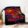 "Joker Neon Art Phone Case Cover"Blanket Flannel Throw Blanket for Sofa, Bed, Travel, Camping, Office