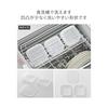 Yamazaki Jitsugyo Easy to Warm Standing Frozen Rice Container, Clear Tower [Set of 6] Tower with Colander, Microwave, Freezer, Dishwasher Safe,