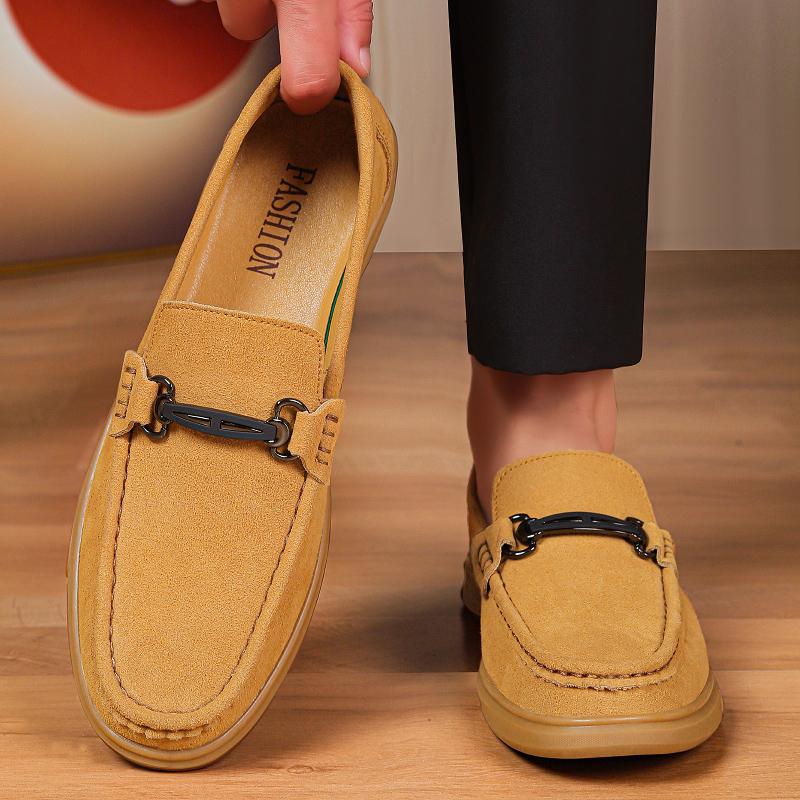 Fashion Designer Fashion New Men's Suede  Leather Shoes Male Causal Loafers Flats Homecoming Prom Wedding Dress Footwear